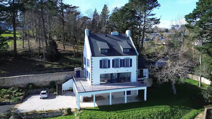 La maison vue du ciel